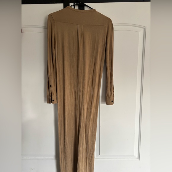 Everlane The Ryan Long Sleeve Button Down Utility Cargo Maxi Shirt Dress - Picture 4 of 7